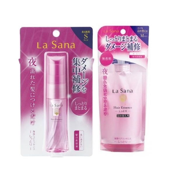 ラサーナ 海藻ヘアエッセンス しっとり Sサイズ 25ml×1ラサーナ 海藻ヘアエッセンス70ml しっとり Mサイズ 詰替用 ×1