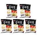 農心 カムジャ麺 ジャガイモ麺117g×5個 /韓国食品/韓国ラーメン/韓国麺/スラッカン/地震/防災/卵/安い/韓国辛いラーメン