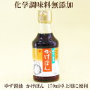 ●チョーコー ゆず醤油 かけぽん 170ml チョーコー ポン酢（ぽん酢） 長工 卓上にも便利なサイズ