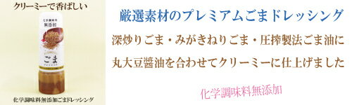 4本セット●チョーコー プレミアムドレッシング　ごま　200ml×4　化学調味料無添加　ごまドレッシング 長工 自然食品 化学調味料 無添加 ドレッシング