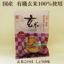 10個セット●アリモト 玄米このは しょうゆ味80g×10 新・玄米このは 玄米食 せんべい おかき