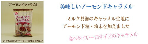 12個セット●サンコー　アーモンドキャラメル　キャラメル　アーモンド　ミルク風味　キャラメル　165g×12