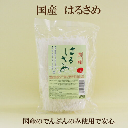 10個セット●金正　国産　はるさめ 100g×10 北海道産じゃがいもでんぷんと九州産さつまいもでんぷん 安心の、国産春雨　金正食品　国産はるさめ