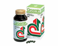 【商品特徴】 グロスミンは、クロレラ・ブルガリス・チクゴ株を種株として生産された高品質のクロレラなので、高い消化吸収力（82％）を持ち、他社クロレラと大きく異なります。 また細胞壁を壊していませんので、大事なエキス分などがたっぷり詰まった細胞の中身もそのままです。 グロスミンは、ビタミン16種、ミネラル14種、必須脂肪酸2種、植物繊維4種、葉緑素2種など、現代の食生活に不足している緑(野菜）の栄養素を、天然のままバランス良く含んでいます。 【原材料名】 クロレラ 【栄養成分表示】100g中 熱量・・・330〜376kcal、たん白質・・・55〜67g、脂質・・・8〜15g、糖質・・・5〜10g、食物繊維・・・9〜18g、ナトリウム・・・1〜54mg、総カロチノイド・・・50〜250mg、ビタミンB1・・・1〜3mg、ビタミンB2・・・2〜8mg、ナイアシン・・・19〜27mg、パントテン酸・・・1〜4mg、ビタミンB6・・・0.3〜1.6mg、ビタミンB12・・・0.1〜0.2mg、ビタミンK1・・・0.4〜4.7mg、鉄・・・70〜250mg、マグネシウム・・・230〜360mg、葉緑素・・・1〜4g 【お召し上がり方】 1日30〜45粒を水またはお湯でお召し上がり下さい 【使用上の注意】 クロレラはビタミンKを含んでいますので、ワルファリンを服用されている方は、グロスミンのご使用に関しましては担当医師にご相談下さい。 分類：栄養補助食品 製造：日本 販売元：クロレラ工業株式会社 広告分責：サポートショップ 電話：077-544-5855　