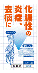 【合算3150円で送料無料】【第2類医薬品】桔梗石膏エキス錠「コタロー」　48錠