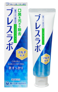 【合算3150円で送料無料】【医薬部外品】ブレスラボ マルチケア クリスタルクリアミント 90g