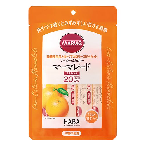 【合算3150円で送料無料】マービー低カロリー マーマレード スティックタイプ 10本