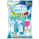 【合算3150円で送料無料】ドライ&ドライUP クローゼット・洋服ダンス用 ホワイトアロマソープの香り 4シート