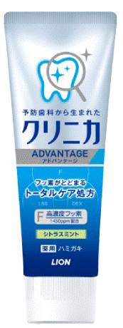【商品特徴】 ●「予防歯科」の3つのポイント（フッ素※1を残す・菌を増やさない・歯垢を落とす）を一本で、トータルに実践できる薬用ハミガキ。 ※1 フッ化ナトリウム フッ素を残す フッ素高濃度（1450ppm）配合×独自の「高密着フッ素処方」 フッ素が歯の抵抗力を高めて※2、ムシ歯を防ぐ！ ※2 歯をムシ歯の原因となる「酸」に溶けにくい性質に変えるはたらき 「歯垢」を落とす 歯垢を分解・除去する「酵素（DEX※3）」に加えて、歯垢を落としやすくする歯垢分散成分「TDS※4」を配合。高い歯垢除去効果を発揮。 「菌」を増やさない 殺菌成分「LSS※5」が、原因菌を殺菌し、ムシ歯・口臭を予防する。 【ご注意】 ※パッケージデザイン等が予告なく変更される場合もあります。 ※商品廃番・メーカー欠品など諸事情によりお届けできない場合がございます。 製造、販売元：ライオン株式会社 商品に関するお問い合わせ先 電話：0120-556-913 受付時間／平日10:00〜16:00 （土日祝除く）広告文責：有限会社シンエイ 電話：077-544-5855