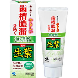 【商品特徴】 ●5種類の天然植物由来成分が歯ぐきに働き、歯槽膿漏を防ぎます。 ●殺菌成分ヒノキチオールが、歯槽膿漏の原因菌を殺菌します。 ●研磨剤無配合なので、退縮して弱った歯ぐきと露出した歯をやさしく磨けます。 ●やさしいハーブミント味 ●フッ素配合 【効能?効果】 歯周炎(歯槽膿漏)の予防、歯肉炎の予防、むし歯の発生及び進行の予防、口臭の防止、歯を白くする、口中を浄化する、口中を爽快にする 【用法?用量】 ●適量を歯ブラシにとり、歯及び歯ぐきをブラッシングする。 【ご注意】 ※パッケージデザイン等が予告なく変更される場合もあります。 ※商品廃番・メーカー欠品など諸事情によりお届けできない場合がございます。 製造、販売元：小林製薬株式会社 商品に関するお問い合わせ先 電話：0120-5884-05 受付時間／平日9:00〜17:00 （土日祝除く）広告文責：有限会社シンエイ 電話：077-544-5855