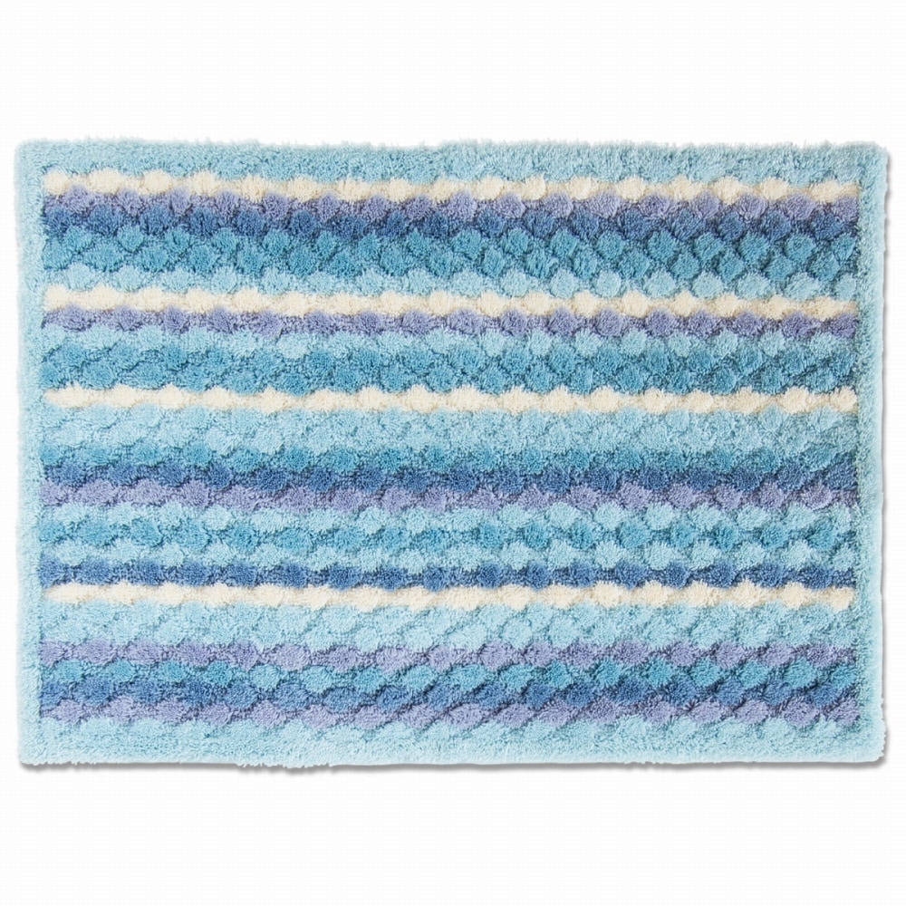 【合算3150円で送料無料】乾度良好 抗カビプラス バスマット 約45cm×60cm ブルー 1枚入