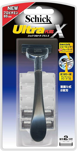 【合算3150円で送料無料】【Schick】シック ウルトラプラスX ホルダー 本体+替刃 2個入 【合算3150円で送料無料】【Schick】シック ウルトラプラスX ホルダー 本体+替刃 2個入