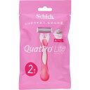 【合算3150円で送料無料】【Schick】シック クアトロライト ディスポ 2本入