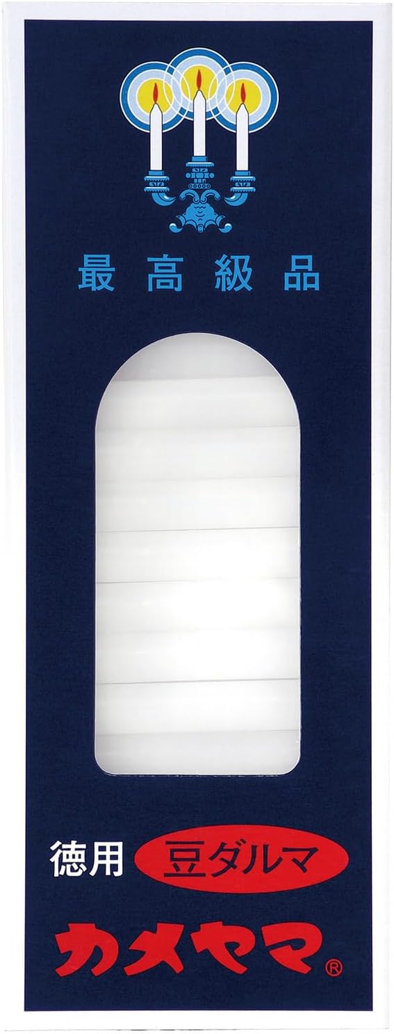 【合算3150円で送料無料】カメヤマ 小ローソク 徳用豆ダルマ 燃焼時間 約19分 約225g 126本入