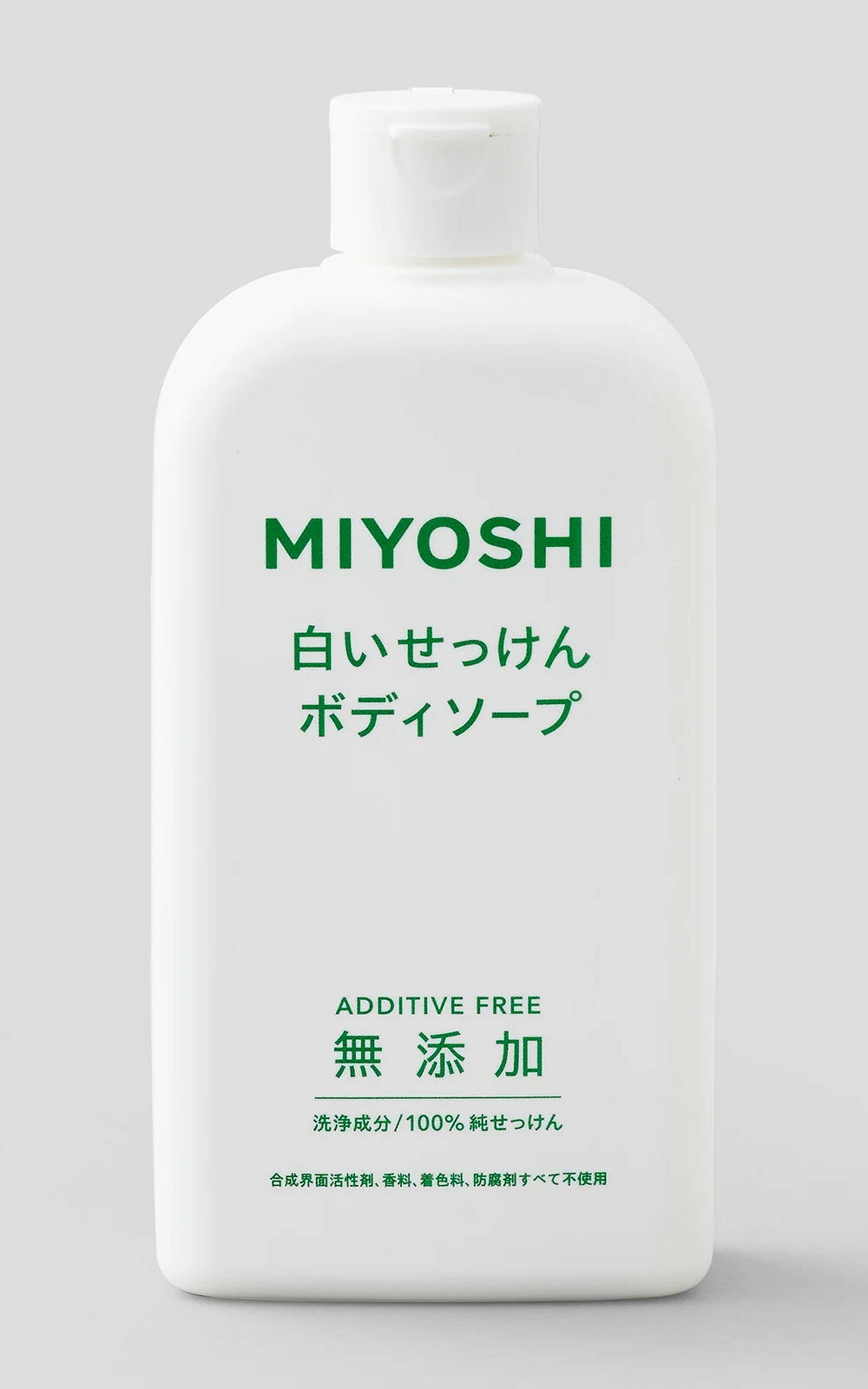 【合算3150円で送料無料】無添加ボディソープ白いせっけん 400ml【ミヨシ石鹸】(4.0)