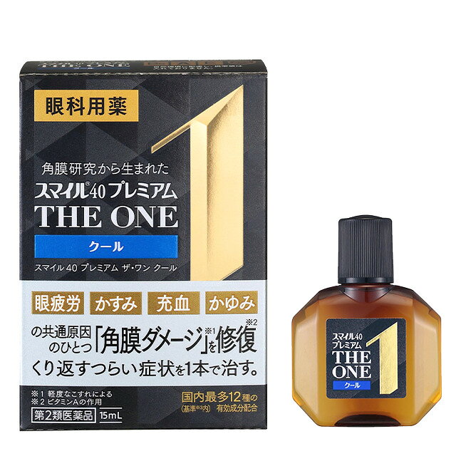 製品の特徴 眼疲労・かすみ・充血・かゆみの共通原因のひとつ 角膜ダメージ※1を修復するビタミンA配合 これらすべての症状を1本で治す！ 国内（基準※2内）最多12種の有効成分配合 原因アプローチ×症状アプローチ ※1 軽度なこすれによる ※2 基準とは厚生労働省が承認事務の効率化を図るために定めた医薬品の範囲 ■防腐剤無添加 　スマイルの独自技術により防腐効果を持たせています。 防腐剤（ベンザルコニウム塩化物など）を配合していません。 使用期限や保管方法も防腐剤配合の目薬と同様にお使いいただけます。 使用上の注意 ■相談すること 1．次の人は使用前に医師，薬剤師又は登録販売者に相談してください 　（1）医師の治療を受けている人。 　（2）薬などによりアレルギー症状を起こしたことがある人。 　（3）次の症状のある人。はげしい目の痛み 　（4）次の診断を受けた人。緑内障 2．使用後，次の症状があらわれた場合は副作用の可能性があるので，直ちに使用を中止し，この文書を持って医師，薬剤師又は登録販売者に相談してください ［関係部位：症状］ 皮膚：発疹・発赤，かゆみ 目：充血，かゆみ，はれ，しみて痛い 3．次の場合は使用を中止し，この文書を持って医師，薬剤師又は登録販売者に相談してください 　（1）目のかすみが改善されない場合。 　（2）5〜6日間使用しても症状がよくならない場合。 その他の注意 ■その他の注意 粘度の高い成分を配合しています。 使用後，一時的にかすんでみえる場合がありますので注意してください。 効能・効果 目の疲れ，目のかすみ（目やにの多いときなど），結膜充血，目のかゆみ，眼瞼炎（まぶたのただれ），眼病予防（水泳のあと，ほこりや汗が目に入ったときなど），紫外線その他の光線による眼炎（雪目など），ハードコンタクトレンズを装着しているときの不快感 用法・用量 1日3〜6回，1回1〜3滴を点眼してください。 用法関連注意 （1）過度に使用すると，異常なまぶしさを感じたり，かえって充血を招くことがあります。 （2）小児に使用させる場合には，保護者の指導監督のもとに使用させてください。 （3）容器の先を目やまぶた，まつ毛に触れさせないでください （汚染や異物混入（目やにやほこり等）の原因になります。）。 また，混濁したものは使用しないでください。 （4）ソフトコンタクトレンズを装着したまま使用しないでください。 （5）点眼用にのみ使用してください。 成分分量 100mL中 成分 分量 レチノールパルミチン酸エステル 50000単位 酢酸d-α-トコフェロール 0.045g ピリドキシン塩酸塩 0.01g コンドロイチン硫酸エステルナトリウム 0.1g アミノエチルスルホン酸(タウリン) 1g L-アスパラギン酸カリウム 0.8g ネオスチグミンメチル硫酸塩 0.005g クロルフェニラミンマレイン酸塩 0.03g 塩酸テトラヒドロゾリン 0.02g イプシロン-アミノカプロン酸 1g ベルベリン塩化物水和物 0.015g グリチルリチン酸二カリウム 0.25g 添加物 ホウ酸，トロメタモール，エデト酸ナトリウム，ジブチルヒドロキシトルエン(BHT)，プロピレングリコール，ポビドン，ヒプロメロース(ヒドロキシプロピルメチルセルロース)，ポリオキシエチレンポリオキシプロピレングリコール，l-メントール，d-ボルネオール，pH調節剤 保管及び取扱い上の注意 （1）直射日光の当たらない涼しい所に密栓して保管してください。 　品質を保持するため，自動車内や暖房器具の近くなど高温の場所（40℃以上）に放置しないでください。 （2）小児の手の届かない所に保管してください。 （3）他の容器に入れ替えないでください （誤用の原因になったり品質が変わります。）。 （4）他の人と共用しないでください。 （5）使用期限（外箱の底面に書いてあります）の過ぎた製品は使用しないでください。 なお，使用期限内であっても一度開封した後は，なるべく早くご使用ください。 （6）容器を横にして点眼したり，保存の状態によっては，容器の先やキャップ部分に成分の結晶が付着することがあります。 　その場合には清潔なガーゼで軽くふき取ってご使用ください。 （7）液色は生薬由来の成分を配合しているため黄色です。 衣類などにつくと着色することがありますので，つかないように充分注意してください。 （8）品質保持のため脱酸素剤が入っています。 　透明フィルム開封後は脱酸素剤を捨ててください。 ◇自然環境に配慮し，携帯袋は入れておりません。 消費者相談窓口 会社名：ライオン株式会社 問い合わせ先：お客様センター 電話：0120-813-752 受付時間：9：00〜17：00（土，日，祝日を除く） 製造販売会社 会社名：ライオン株式会社 住所：〒111-8644　東京都台東区蔵前1-3-28 リスク区分 第2類医薬品 広告文責：有限会社シンエイ 電話：077-544-5855