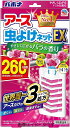 アース虫よけネットEX 260日用 バラの香り