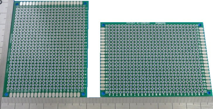 ユニバーサル基板＜両面60×80　ホール22×27　四隅の固定穴φ2.3mm＞1枚　2.54mm基板＜1pc-004＞