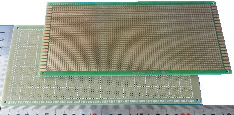 楽天札幌貿易片面ガラス　ユニバーサル基板　100mm×220mm　35×80ホール　1枚入　＜1pc-032＞