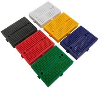 ブレッドボード　17ライン　試作ボード　色は選択　1個入　＜1zi-180a＞