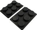 ゴム足 円の直径φ12mm 高さ5mm シール接着ゴム足・ケース用ゴム足 12個入 <2zi-033>