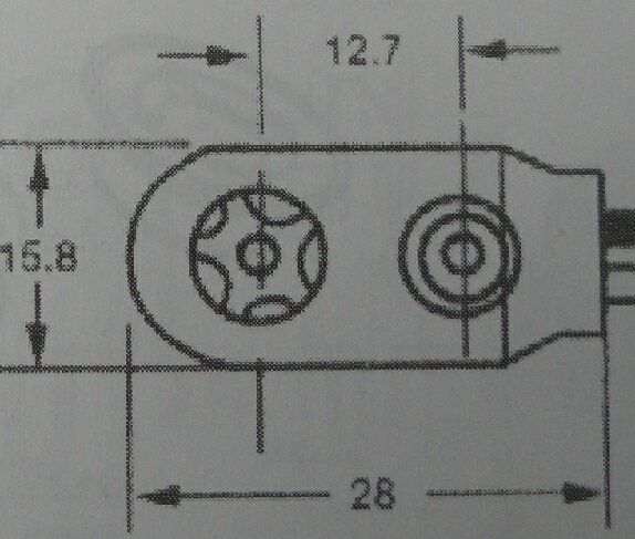 006P 電池スナップ 黒カバー 横から配線 ...の紹介画像2