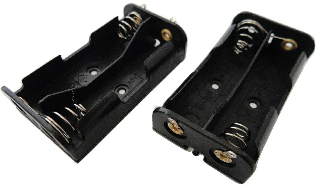 単三　2本　単3 電池ボックス　ラグ端子付　約32.9×約55.8×厚約14.7mm　1個入に変更　＜bat-039＞