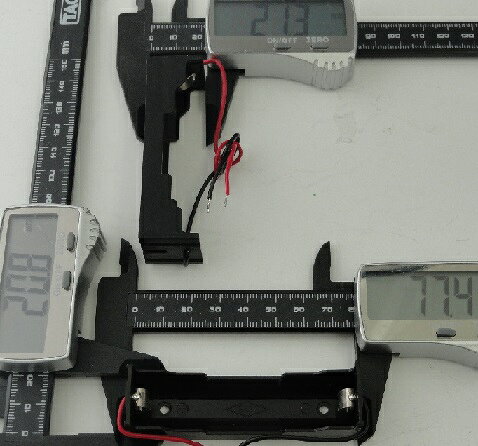 18650 1本 電池ボックス・電池ケース 長...の紹介画像2
