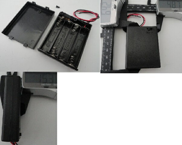 単四 4本 コード付 スイッチ付電池ボックス・...の紹介画像2
