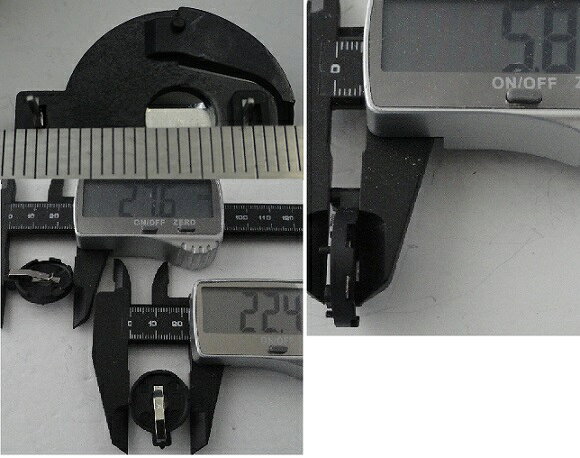 CR2032用 ボタン電池ホルダー 約27.6...の紹介画像2