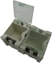 部品プラスチックケース ホワイト 2個入 <box-055>