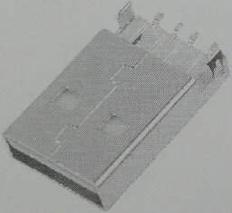 USBコネクタAタイプ　黒ベロ　 2個入＜con-565＞