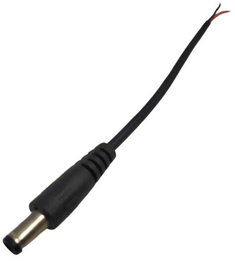 DCプラグコード　DCアダプタ　φ5.5mm　φ2.3mm（大きい）　約100mm　1個入　＜con-701＞