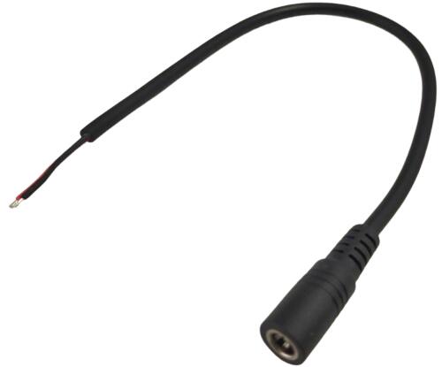 DCプラグコード　DCアダプタ　外径φ5.5mm　内径2.3mm（大きいほう）　メス　約230mm　1個入　＜con-707＞