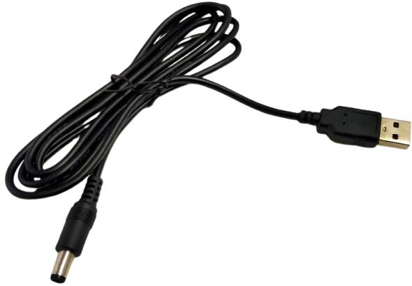 接続コード　USB　DC端子オス　接続コード　約450mm　1本入　＜con-712＞