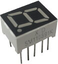 7セグ高輝度赤LED アノードコモン SM110391K 4個入<led-410>