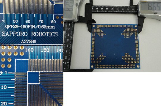 変換基板 QFP 0.65mmピッチLSI 変...の紹介画像2