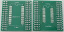 写真のように　0.5mm　0.6mm　0.7mm　0.8mm　0.9mm　1.0mmのコード・液晶パネルからの線を2.54mmに変換できます。 表面と裏面がありますのでどちらかの面をお使いいただけます 1枚入です 類似 pcb- 012　　コード0.5　0.6　0.7　0.8　0.9　1.0→2.54mmピッチ　60ピン 013　　コード0.4　0.5　0.6　0.7　0.75　0.8　0.9　1.0→2.54mmピッチ　60ピン 入数12.54mm変換基板　1枚の価格　表面　裏面有　　当店販売リスト 2.54mm変換基板QFP　0.5mmピッチ28ピン~168ピンpcb-006 2.54mm変換基板QFP　0.65mmピッチLSI28ピン~160ピンpcb-007 2.54mm変換基板QFP　0.8mmピッチLSI28ピン~144ピンpcb-008 2.54mm変換基板コード0.4　0.5　0.6　0.7　0.750.8　0.9　1.0　~60ピンpcb-013 2.54mm変換基板表面　QFN64　0.5mm裏面　QFN54 0.5mmpcb-020 2.54mm変換基板表面　0.4　0.5　0.6　0.7mm裏面　0.75　0.8　0.9　1.0mm　46ピンpcb-021 2.54mm変換基板表面　QFN40　0.5mm裏面　QFN32　0.5mmpcb-022 2.54mm変換基板表面　SOP56　0.8mm裏面　TSOP56　0.635mmpcb-023 2.54mm変換基板表面　TQFP32~100ピン　0.5mm裏面　TQFP32~100ピン　0.8mmpcb-100 2.54mm変換基板表面　TQFP32~100　0.5mm裏面　TQFP32~100　0.8mmpcb-101 2.54mm変換基板表面　QFN56　0.5mm裏面　QFN64　0.5mmpcb-102 2.54mm変換基板表面　QFN44　0.5mm裏面　QFN48　0.5mmpcb-103 2.54mm変換基板表面　QFN56　0.5mm裏面　QFN64　0.5mmpcb-104 2.54mm変換基板表面　QFN44　0.5mm裏面　QFN48　0.3mmpcb-105 2.54mm変換基板表面　SOP4~14　0.65mm裏面　SOP4~14　1.27mmpcb-106 2.54mm変換基板表面　~8ピン　0.65mm裏面　~8ピン　1.27mmpcb-107 2.54mm変換基板表面　変換基板　&#12316;10ピン　0.4mm裏面　なしpcb-108 2.54mm変換基板表面　SOP10　0.5mm裏面　SOT23　0.95pcb-110 2.54mm変換基板表面　eMSOP10　0.5mm　DFN10裏面なしpcb-111 2.54mm変換基板表面　QFN16　0.5mm裏面　LGA16　0.5mmpcb-112 2.54mm変換基板表面　QFN16　0.5mm裏面　LGA16　0.5mmpcb-113 2.54mm変換基板表面　QFN20　0.5mm裏面　QFN]20　0.65mmpcb-114 2.54mm変換基板表面　SSOP20　0.65mm裏面　SOP20　1.27mmpcb-115 2.54mm変換基板表面　SSOP24　0.65mm裏面　SOP24　1.27mmpcb-116 2.54mm変換基板表面　QFN44　0.5mm裏面　QFN48　0.5mmpcb-117 2.54mm変換基板表面　QFP32　0.8mm裏面　SSOP32　0.8mmpcb-118 2.54mm変換基板表面　SSPO4&#12316;28　0.65mm裏面　SOP4&#12316;28　1.27mmpcb-119 2.54mm変換基板表面　QFN32　0.65mm裏面　QFN32　0.8mmpcb-120 2.54mm変換基板表面　QFN32　0.65mm裏面　QFN32　0.8mmpcb-121 2.54mm変換基板表面　0.55　0.6　0.65　0.70.95　1.0　1.05mmpcb-122 2.54mm変換基板表面　TSOP56　0.635mm裏面　SOP56　0.8mmpcb-123 2.54mm変換基板表面　TSOP56　0.5mm裏面　TSOP56　0.65mmpcb-124 2.54mm変換基板表面　TQFP32~100　0.5mm裏面　TQFP32~64　0.8mmpcb-125 2.54mm変換基板表面　TQFP32~100　0.mm裏面　TQFP32~64　0.8mmpcb-126 2.54mm変換基板コード　0.5　0.6　0.70.75　0.8　0.85　0.9　1.0pcb-127 2.54mm変換基板詰合せpcb-128