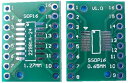 2.54mm変換基板 写真では裏面、表面の両方撮影 1枚の価格 pcb- 100　　TQFP32&#12316;100 0.5mm、TQFP32&#12316;100　0.8 101　　QFN32　0.5mm、QFN40　0.5 102　　SOP4&#12316;28　1.27mm、SSOP&#12316;28　0.65 103　　QFN56　0.5mm、QFN64　0.5 104　　QFN44　0.5mm、QFN48　0.3 105　　SOP　4&#12316;16　0.65mm、SOP4&#12316;16　1.27 106　　SOP　4&#12316;16　0.65mm、SOP4&#12316;14　1.27 107　　&#12316;8　0.65、&#12316;8　1.27 108　　&#12316;10　0.4 110　　SOP10　0.5mm、SOT23　0.95 111　　eMSOP10　0.5mm　DFN10 112　　QFN16　0.5mm、LGA16　0.5 113　　SSOP14　0.65mm、SOP14　1.27 114　　QFN20　0.5mm、QFN]20　0.65 115　　SSOP20　0.65mm、SOP20　1.27 116　　SSOP24　065mm、SOP24　1.27 117　　QFN44　0.5mm、QFN48　0.5 118　　 119　　SSPO4&#12316;28　0.65mm、SOP4&#12316;28　1.27 120　　QFN32　0.65、QFN32　0.8 121　　QFP64　0.5mm、QFP32&#12316;64　0.8mm 122　　0.55　0.6　0.65　0.7　0.95　1.0　1.05mm 123　　TSOP56　0.635、SOP56　0.8 124　　TSOP56　0.5、TSOP56　0.65 125　　TQFP32~100　0.5、TQFP32~64　0.8 126　　LQFP128　LQFP144　、パスコン1805 127　　0.5　0.6　0.7　0.75　0.8　0.85　0.9　1.0 128　　詰合 入数12.54mm変換基板　1枚の価格　表面　裏面有　　当店販売リスト 2.54mm変換基板QFP　0.5mmピッチ28ピン~168ピンpcb-006 2.54mm変換基板QFP　0.65mmピッチLSI28ピン~160ピンpcb-007 2.54mm変換基板QFP　0.8mmピッチLSI28ピン~144ピンpcb-008 2.54mm変換基板コード0.4　0.5　0.6　0.7　0.750.8　0.9　1.0　~60ピンpcb-013 2.54mm変換基板表面　QFN64　0.5mm裏面　QFN54 0.5mmpcb-020 2.54mm変換基板表面　0.4　0.5　0.6　0.7mm裏面　0.75　0.8　0.9　1.0mm　46ピンpcb-021 2.54mm変換基板表面　QFN40　0.5mm裏面　QFN32　0.5mmpcb-022 2.54mm変換基板表面　SOP56　0.8mm裏面　TSOP56　0.635mmpcb-023 2.54mm変換基板表面　TQFP32~100ピン　0.5mm裏面　TQFP32~100ピン　0.8mmpcb-100 2.54mm変換基板表面　TQFP32~100　0.5mm裏面　TQFP32~100　0.8mmpcb-101 2.54mm変換基板表面　QFN56　0.5mm裏面　QFN64　0.5mmpcb-102 2.54mm変換基板表面　QFN44　0.5mm裏面　QFN48　0.5mmpcb-103 2.54mm変換基板表面　QFN56　0.5mm裏面　QFN64　0.5mmpcb-104 2.54mm変換基板表面　QFN44　0.5mm裏面　QFN48　0.3mmpcb-105 2.54mm変換基板表面　SOP4~14　0.65mm裏面　SOP4~14　1.27mmpcb-106 2.54mm変換基板表面　~8ピン　0.65mm裏面　~8ピン　1.27mmpcb-107 2.54mm変換基板表面　変換基板　&#12316;10ピン　0.4mm裏面　なしpcb-108 2.54mm変換基板表面　SOP10　0.5mm裏面　SOT23　0.95pcb-110 2.54mm変換基板表面　eMSOP10　0.5mm　DFN10裏面なしpcb-111 2.54mm変換基板表面　QFN16　0.5mm裏面　LGA16　0.5mmpcb-112 2.54mm変換基板表面　QFN16　0.5mm裏面　LGA16　0.5mmpcb-113 2.54mm変換基板表面　QFN20　0.5mm裏面　QFN]20　0.65mmpcb-114 2.54mm変換基板表面　SSOP20　0.65mm裏面　SOP20　1.27mmpcb-115 2.54mm変換基板表面　SSOP24　0.65mm裏面　SOP24　1.27mmpcb-116 2.54mm変換基板表面　QFN44　0.5mm裏面　QFN48　0.5mmpcb-117 2.54mm変換基板表面　QFP32　0.8mm裏面　SSOP32　0.8mmpcb-118 2.54mm変換基板表面　SSPO4&#12316;28　0.65mm裏面　SOP4&#12316;28　1.27mmpcb-119 2.54mm変換基板表面　QFN32　0.65mm裏面　QFN32　0.8mmpcb-120 2.54mm変換基板表面　QFN32　0.65mm裏面　QFN32　0.8mmpcb-121 2.54mm変換基板表面　0.55　0.6　0.65　0.70.95　1.0　1.05mmpcb-122 2.54mm変換基板表面　TSOP56　0.635mm裏面　SOP56　0.8mmpcb-123 2.54mm変換基板表面　TSOP56　0.5mm裏面　TSOP56　0.65mmpcb-124 2.54mm変換基板表面　TQFP32~100　0.5mm裏面　TQFP32~64　0.8mmpcb-125 2.54mm変換基板表面　TQFP32~100　0.mm裏面　TQFP32~64　0.8mmpcb-126 2.54mm変換基板コード　0.5　0.6　0.70.75　0.8　0.85　0.9　1.0pcb-127 2.54mm変換基板詰合せpcb-128