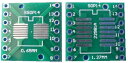 2.54mm変換基板 写真では裏面、表面の両方撮影 1枚の価格 pcb- 100　　TQFP32&#12316;100 0.5mm、TQFP32&#12316;100　0.8 101　　QFN32　0.5mm、QFN40　0.5 102　　SOP4&#12316;28　1.27mm、SSOP&#12316;28　0.65 103　　QFN56　0.5mm、QFN64　0.5 104　　QFN44　0.5mm、QFN48　0.3 105　　SOP　4&#12316;16　0.65mm、SOP4&#12316;16　1.27 106　　SOP　4&#12316;16　0.65mm、SOP4&#12316;14　1.27 107　　&#12316;8　0.65、&#12316;8　1.27 108　　&#12316;10　0.4 110　　SOP10　0.5mm、SOT23　0.95 111　　eMSOP10　0.5mm　DFN10 112　　QFN16　0.5mm、LGA16　0.5 113　　SSOP14　0.65mm、SOP14　1.27 114　　QFN20　0.5mm、QFN]20　0.65 115　　SSOP20　0.65mm、SOP20　1.27 116　　SSOP24　065mm、SOP24　1.27 117　　QFN44　0.5mm、QFN48　0.5 118　　 119　　SSPO4&#12316;28　0.65mm、SOP4&#12316;28　1.27 120　　QFN32　0.65、QFN32　0.8 121　　QFP64　0.5mm、QFP32&#12316;64　0.8mm 122　　0.55　0.6　0.65　0.7　0.95　1.0　1.05mm 123　　TSOP56　0.635、SOP56　0.8 124　　TSOP56　0.5、TSOP56　0.65 125　　TQFP32~100　0.5、TQFP32~64　0.8 126　　LQFP128　LQFP144　、パスコン1805 127　　0.5　0.6　0.7　0.75　0.8　0.85　0.9　1.0 128　　詰合 入数12.54mm変換基板　1枚の価格　表面　裏面有　　当店販売リスト 2.54mm変換基板QFP　0.5mmピッチ28ピン~168ピンpcb-006 2.54mm変換基板QFP　0.65mmピッチLSI28ピン~160ピンpcb-007 2.54mm変換基板QFP　0.8mmピッチLSI28ピン~144ピンpcb-008 2.54mm変換基板コード0.4　0.5　0.6　0.7　0.750.8　0.9　1.0　~60ピンpcb-013 2.54mm変換基板表面　QFN64　0.5mm裏面　QFN54 0.5mmpcb-020 2.54mm変換基板表面　0.4　0.5　0.6　0.7mm裏面　0.75　0.8　0.9　1.0mm　46ピンpcb-021 2.54mm変換基板表面　QFN40　0.5mm裏面　QFN32　0.5mmpcb-022 2.54mm変換基板表面　SOP56　0.8mm裏面　TSOP56　0.635mmpcb-023 2.54mm変換基板表面　TQFP32~100ピン　0.5mm裏面　TQFP32~100ピン　0.8mmpcb-100 2.54mm変換基板表面　TQFP32~100　0.5mm裏面　TQFP32~100　0.8mmpcb-101 2.54mm変換基板表面　QFN56　0.5mm裏面　QFN64　0.5mmpcb-102 2.54mm変換基板表面　QFN44　0.5mm裏面　QFN48　0.5mmpcb-103 2.54mm変換基板表面　QFN56　0.5mm裏面　QFN64　0.5mmpcb-104 2.54mm変換基板表面　QFN44　0.5mm裏面　QFN48　0.3mmpcb-105 2.54mm変換基板表面　SOP4~14　0.65mm裏面　SOP4~14　1.27mmpcb-106 2.54mm変換基板表面　~8ピン　0.65mm裏面　~8ピン　1.27mmpcb-107 2.54mm変換基板表面　変換基板　&#12316;10ピン　0.4mm裏面　なしpcb-108 2.54mm変換基板表面　SOP10　0.5mm裏面　SOT23　0.95pcb-110 2.54mm変換基板表面　eMSOP10　0.5mm　DFN10裏面なしpcb-111 2.54mm変換基板表面　QFN16　0.5mm裏面　LGA16　0.5mmpcb-112 2.54mm変換基板表面　QFN16　0.5mm裏面　LGA16　0.5mmpcb-113 2.54mm変換基板表面　QFN20　0.5mm裏面　QFN]20　0.65mmpcb-114 2.54mm変換基板表面　SSOP20　0.65mm裏面　SOP20　1.27mmpcb-115 2.54mm変換基板表面　SSOP24　0.65mm裏面　SOP24　1.27mmpcb-116 2.54mm変換基板表面　QFN44　0.5mm裏面　QFN48　0.5mmpcb-117 2.54mm変換基板表面　QFP32　0.8mm裏面　SSOP32　0.8mmpcb-118 2.54mm変換基板表面　SSPO4&#12316;28　0.65mm裏面　SOP4&#12316;28　1.27mmpcb-119 2.54mm変換基板表面　QFN32　0.65mm裏面　QFN32　0.8mmpcb-120 2.54mm変換基板表面　QFN32　0.65mm裏面　QFN32　0.8mmpcb-121 2.54mm変換基板表面　0.55　0.6　0.65　0.70.95　1.0　1.05mmpcb-122 2.54mm変換基板表面　TSOP56　0.635mm裏面　SOP56　0.8mmpcb-123 2.54mm変換基板表面　TSOP56　0.5mm裏面　TSOP56　0.65mmpcb-124 2.54mm変換基板表面　TQFP32~100　0.5mm裏面　TQFP32~64　0.8mmpcb-125 2.54mm変換基板表面　TQFP32~100　0.mm裏面　TQFP32~64　0.8mmpcb-126 2.54mm変換基板コード　0.5　0.6　0.70.75　0.8　0.85　0.9　1.0pcb-127 2.54mm変換基板詰合せpcb-128