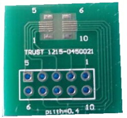 変換基板　表面　~10ピン　0.4、裏面なし　1枚入　＜pcb-108＞