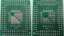 2.54mm変換基板 写真では裏面、表面の両方撮影 1枚の価格 pcb- 100　　TQFP32&#12316;100 0.5mm、TQFP32&#12316;100　0.8 101　　QFN32　0.5mm、QFN40　0.5 102　　SOP4&#12316;28　1.27mm、SSOP&#12316;28　0.65 103　　QFN56　0.5mm、QFN64　0.5 104　　QFN44　0.5mm、QFN48　0.3 105　　SOP　4&#12316;16　0.65mm、SOP4&#12316;16　1.27 106　　SOP　4&#12316;16　0.65mm、SOP4&#12316;14　1.27 107　　&#12316;8　0.65、&#12316;8　1.27 108　　&#12316;10　0.4 110　　SOP10　0.5mm、SOT23　0.95 111　　eMSOP10　0.5mm　DFN10 112　　QFN16　0.5mm、LGA16　0.5 113　　SSOP14　0.65mm、SOP14　1.27 114　　QFN20　0.5mm、QFN]20　0.65 115　　SSOP20　0.65mm、SOP20　1.27 116　　SSOP24　065mm、SOP24　1.27 117　　QFN44　0.5mm、QFN48　0.5 118　　 119　　SSPO4&#12316;28　0.65mm、SOP4&#12316;28　1.27 120　　QFN32　0.65、QFN32　0.8 121　　QFP64　0.5mm、QFP32&#12316;64　0.8mm 122　　0.55　0.6　0.65　0.7　0.95　1.0　1.05mm 123　　TSOP56　0.635、SOP56　0.8 124　　TSOP56　0.5、TSOP56　0.65 125　　TQFP32~100　0.5、TQFP32~64　0.8 126　　LQFP128　LQFP144　、パスコン1805 127　　0.5　0.6　0.7　0.75　0.8　0.85　0.9　1.0 128　　詰合 入数12.54mm変換基板　1枚の価格　表面　裏面有　　当店販売リスト 2.54mm変換基板QFP　0.5mmピッチ28ピン~168ピンpcb-006 2.54mm変換基板QFP　0.65mmピッチLSI28ピン~160ピンpcb-007 2.54mm変換基板QFP　0.8mmピッチLSI28ピン~144ピンpcb-008 2.54mm変換基板コード0.4　0.5　0.6　0.7　0.750.8　0.9　1.0　~60ピンpcb-013 2.54mm変換基板表面　QFN64　0.5mm裏面　QFN54 0.5mmpcb-020 2.54mm変換基板表面　0.4　0.5　0.6　0.7mm裏面　0.75　0.8　0.9　1.0mm　46ピンpcb-021 2.54mm変換基板表面　QFN40　0.5mm裏面　QFN32　0.5mmpcb-022 2.54mm変換基板表面　SOP56　0.8mm裏面　TSOP56　0.635mmpcb-023 2.54mm変換基板表面　TQFP32~100ピン　0.5mm裏面　TQFP32~100ピン　0.8mmpcb-100 2.54mm変換基板表面　TQFP32~100　0.5mm裏面　TQFP32~100　0.8mmpcb-101 2.54mm変換基板表面　QFN56　0.5mm裏面　QFN64　0.5mmpcb-102 2.54mm変換基板表面　QFN44　0.5mm裏面　QFN48　0.5mmpcb-103 2.54mm変換基板表面　QFN56　0.5mm裏面　QFN64　0.5mmpcb-104 2.54mm変換基板表面　QFN44　0.5mm裏面　QFN48　0.3mmpcb-105 2.54mm変換基板表面　SOP4~14　0.65mm裏面　SOP4~14　1.27mmpcb-106 2.54mm変換基板表面　~8ピン　0.65mm裏面　~8ピン　1.27mmpcb-107 2.54mm変換基板表面　変換基板　&#12316;10ピン　0.4mm裏面　なしpcb-108 2.54mm変換基板表面　SOP10　0.5mm裏面　SOT23　0.95pcb-110 2.54mm変換基板表面　eMSOP10　0.5mm　DFN10裏面なしpcb-111 2.54mm変換基板表面　QFN16　0.5mm裏面　LGA16　0.5mmpcb-112 2.54mm変換基板表面　QFN16　0.5mm裏面　LGA16　0.5mmpcb-113 2.54mm変換基板表面　QFN20　0.5mm裏面　QFN]20　0.65mmpcb-114 2.54mm変換基板表面　SSOP20　0.65mm裏面　SOP20　1.27mmpcb-115 2.54mm変換基板表面　SSOP24　0.65mm裏面　SOP24　1.27mmpcb-116 2.54mm変換基板表面　QFN44　0.5mm裏面　QFN48　0.5mmpcb-117 2.54mm変換基板表面　QFP32　0.8mm裏面　SSOP32　0.8mmpcb-118 2.54mm変換基板表面　SSPO4&#12316;28　0.65mm裏面　SOP4&#12316;28　1.27mmpcb-119 2.54mm変換基板表面　QFN32　0.65mm裏面　QFN32　0.8mmpcb-120 2.54mm変換基板表面　QFN32　0.65mm裏面　QFN32　0.8mmpcb-121 2.54mm変換基板表面　0.55　0.6　0.65　0.70.95　1.0　1.05mmpcb-122 2.54mm変換基板表面　TSOP56　0.635mm裏面　SOP56　0.8mmpcb-123 2.54mm変換基板表面　TSOP56　0.5mm裏面　TSOP56　0.65mmpcb-124 2.54mm変換基板表面　TQFP32~100　0.5mm裏面　TQFP32~64　0.8mmpcb-125 2.54mm変換基板表面　TQFP32~100　0.mm裏面　TQFP32~64　0.8mmpcb-126 2.54mm変換基板コード　0.5　0.6　0.70.75　0.8　0.85　0.9　1.0pcb-127 2.54mm変換基板詰合せpcb-128