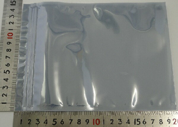 樂天商城 - ジッパー付静電防止袋　約150mm×約200mm　接着部−10mm　ジッパー部−20mm　10枚入　＜ppb-408＞