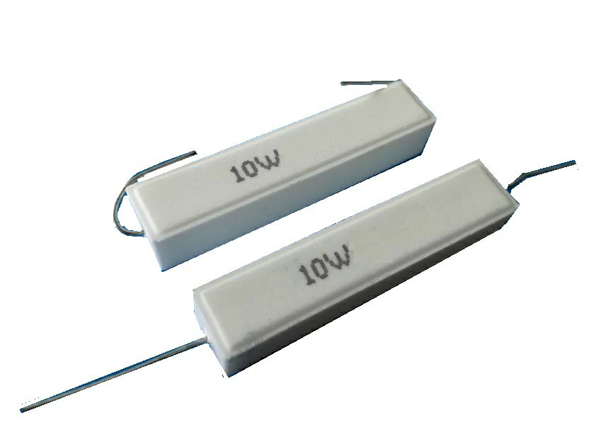 セメント抵抗10W5%6.8kΩセメント抵抗2本入<res-136>