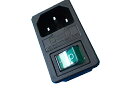 ヒューズホルダー付(ヒューズは付属なし 本体1+予備1)PL-LED付 1回路1接点スイッチ付R 1個入 <swp-317>
