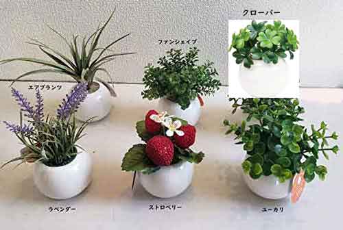 かわいい　まあるい送料無料♪抗菌　消臭　インテリアグリーンリアルな仕上がり光触媒グリーン（造花）アソート6個セ…