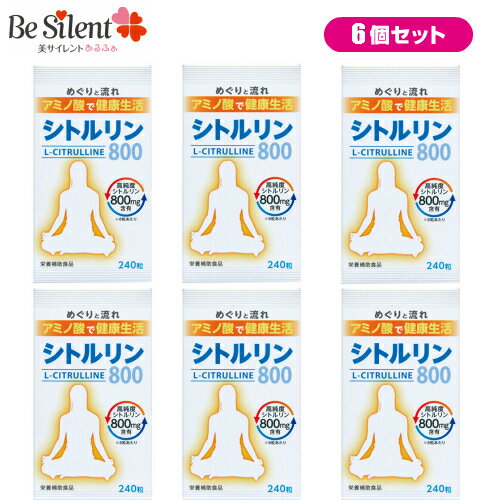  シトルリン サプリメント シトルリン800 240粒 6個セット 送料無料