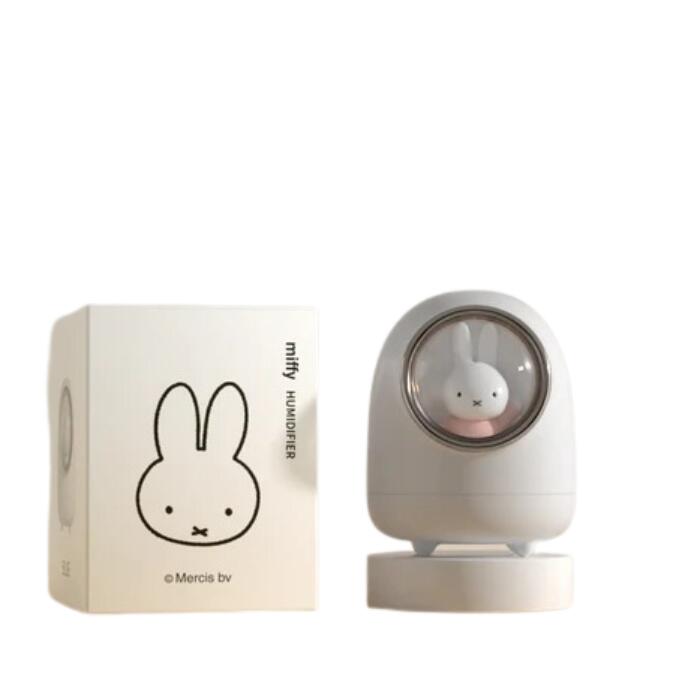 ミッフィークールミスト加湿器 【ピンク】ミッフィー miffy 加湿器 可愛い パステルカラー ピンク 桃色 コンパクト 小さめ ミニ 子供部屋 寝室 オフィス プレセント ギフト 照明 ナイトライト 灯り 静音 ミニ加湿器 卓上加湿器 うるおい 乾燥対策 新生活 送料無料 廃盤 1