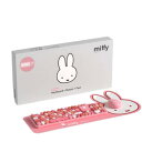 ミッフィーの可愛いキーボード＆マウス＆パッドのセット【ピンク】ミッフィー miffy キーボット マウス マウスパッド ワイヤレス 送料無料 可愛い プレゼント 新生活 ギフト 新社会人 PC周辺機器 パステルカラー 無線 コードレス USB接続 静音設計 ピンク