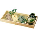 5Pオフ★サラセラの日SALE!杉・板そば(竹ス付) 蕎麦 そば用食器 木製 〔お取り寄せ商品〕